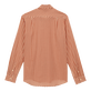Camicia unisex leggera in voile di cotone Micro Mouettes Straw vista posteriore