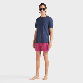 Bañador de lana para hombre Super 120' Morado detalles vista 1