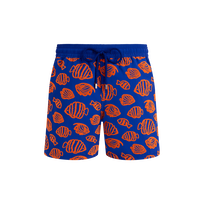Men Swim Shorts Flocked Fishy Vibes Marrakech front view