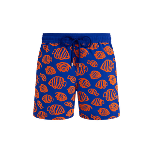 Men Swim Shorts Flocked Fishy Vibes Marrakech front view