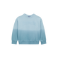Kids Organic Cotton Sweatshirt Blue topaz front view