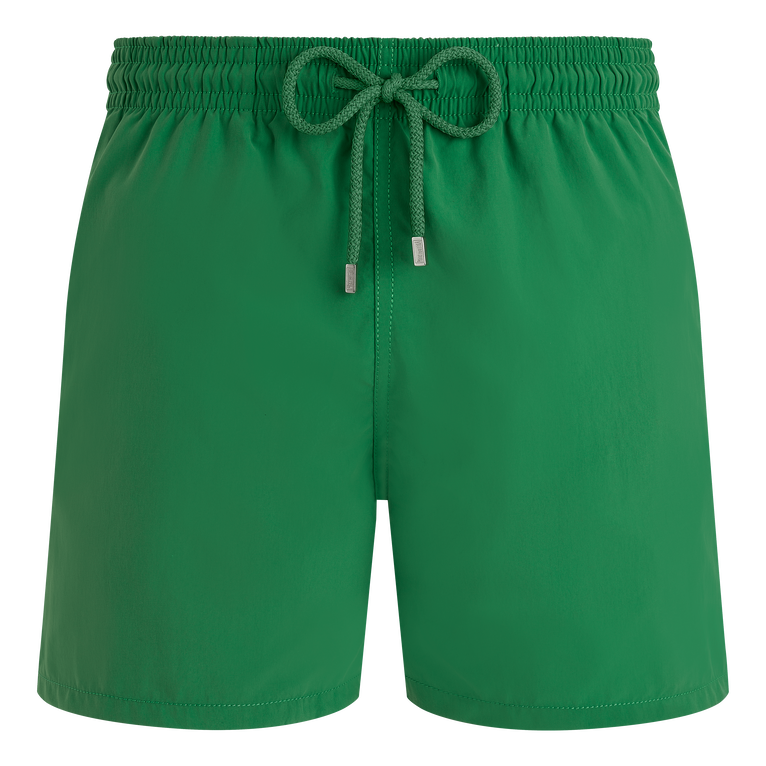Vilebrequin Men Swim Shorts Solid - Moorea - Green - Size XXL