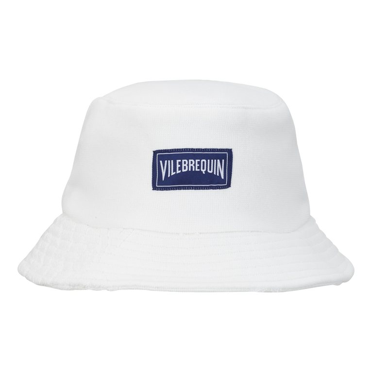 Vilebrequin Terry Bucket Hat Turtle Jacquard - Boheme - White - Size XS/S