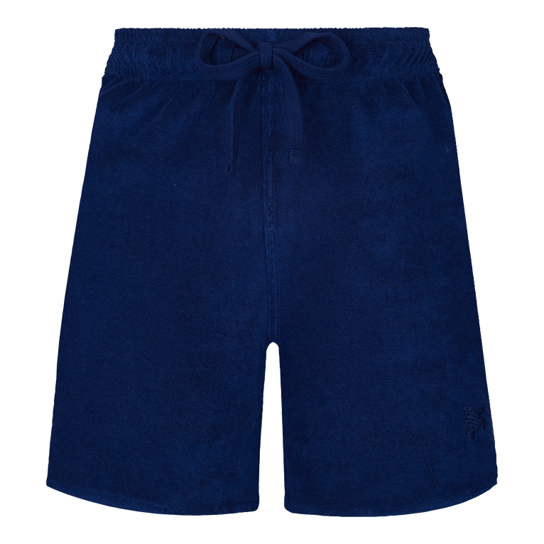 Pantalones Cortos De Felpa Para Mujer - Short - Fauna - Azul