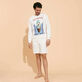 Sudadera de cuello redondo de algodón con estampado Inboard Boat para hombre Off white detalles vista 1