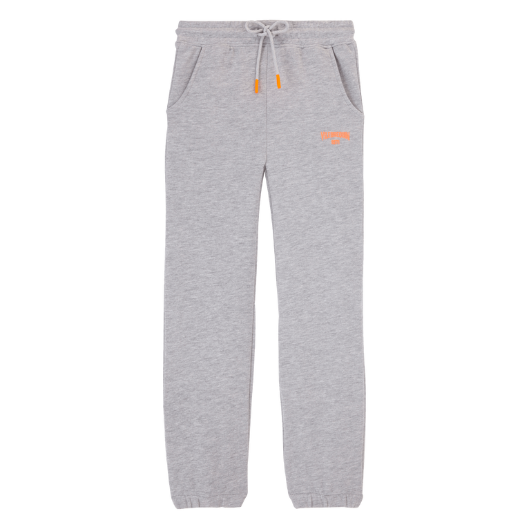 Boys Cotton Jogger Pants Solid - Pant - Gaetan - Grey - Size 12 - Vilebrequin