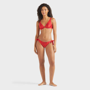 Haut de maillot de bain avec armatures femme Flower Power Lipstick vue portée de face