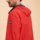 Men Reversible Windbreaker Jacket Marché Provencal Poppy red details view 3