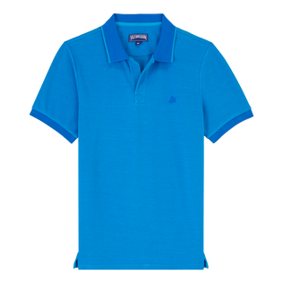 Polo de algodón de color liso para hombre Palace vista frontal