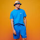 Camiseta con logotipo degradado bordado para hombre de Vilebrequin x The BeachBoy Earthenware detalles vista 4