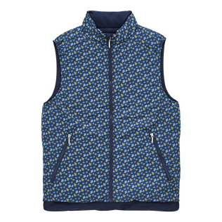 Chaleco reversible con estampado Micro Tortues Rainbow unisex Azul marino detalles vista 1