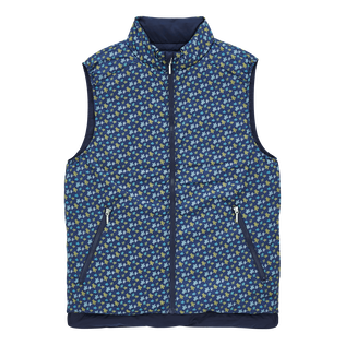 Others Printed - Unisex Reversible Jacket Micro Tortues Rainbow, Navy details view 1