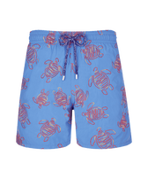 Men Swim Trunks Embroidered VBQ Turtles - Limited Edition Earthenware front view