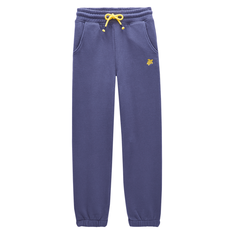 Boys Cotton Jogger Pants Solid - Gaetan - Blue