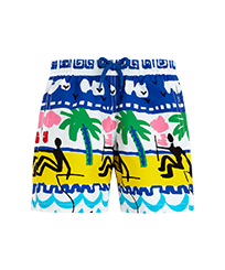 La Mer 海洋系列男童泳裤 - Vilebrequin x JCC+ 合作款 - 限量版 White 正面图