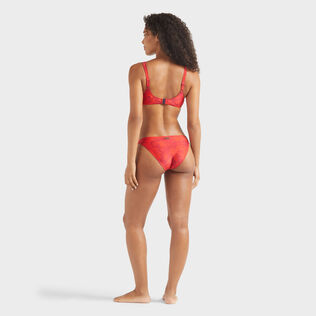 Haut de maillot de bain avec armatures femme Flower Power Lipstick vue portée de dos