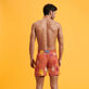 Men Swim Shorts Embroidered Ronde Tortues Multicolores - Limited Edition Tomette back worn view