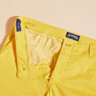 Solid Bermudashorts aus Tencel-Satin für Herren Sonne Details Ansicht 2