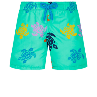 Boys Swim Shorts Ronde Des Tortues Multicolore Nenuphar front view