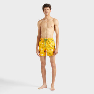 Men Swim trunks Embroidered Oursins Mango front worn view