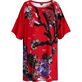 Vestido largo de viscosa con estampado Spring Flower para mujer - Vilebrequin x Patrizia Gucci Amapola vista frontal