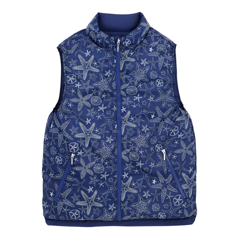 Unisex Reversible Jacket Starlettes Bicolores - Verglas - Blue - Size XXL - Vilebrequin
