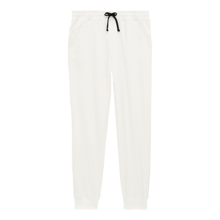Solid Jogginghose aus Baumwolle für Herren Off white Vorderansicht