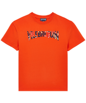 Holistarfish T-Shirt aus Baumwolle für Jungen Tomato Vorderansicht