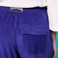 Bermudas de color liso para hombre y mujer Purple blue detalles vista 2