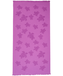 Jacquard turtles 富塔沙滩浴巾 Dark dalhia 正面图