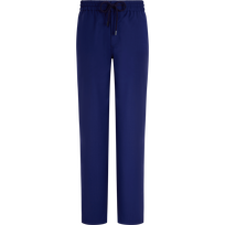 Pantalones de lana para hombre con estampado Super 120 Midnight vista frontal