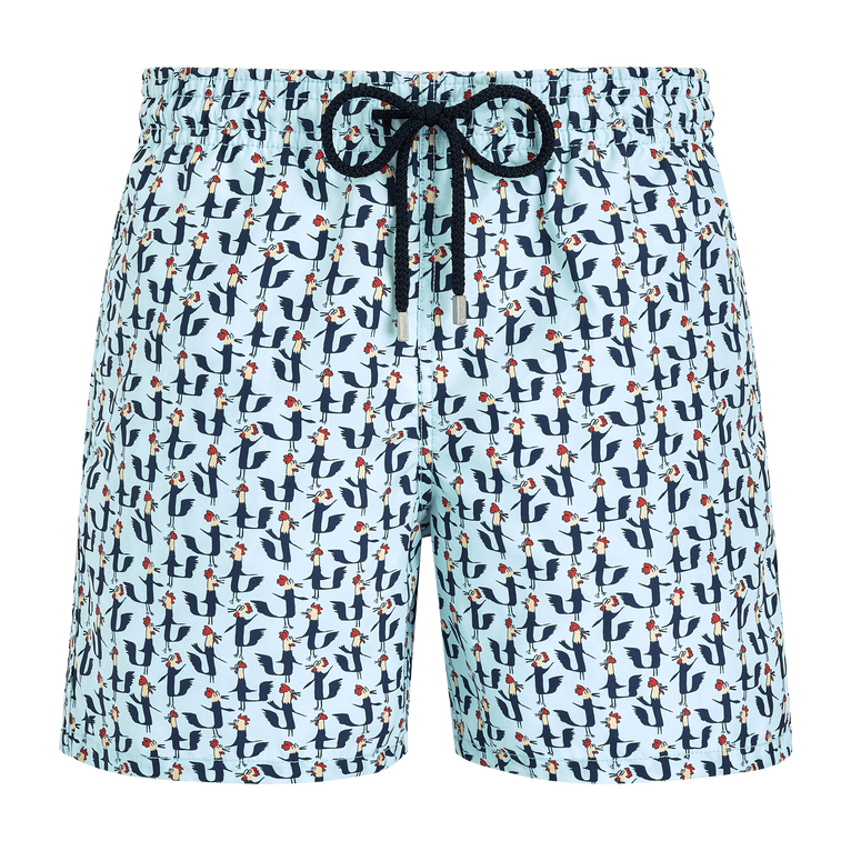 Pantaloncini Mare Uomo Cocorico! - Costume Da Bagno - Moorea - Blu