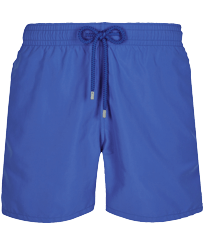 Men Swim Shorts Solid Sea blue front view