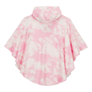 Kids Terry Poncho Tie & Dye Starfruit back view