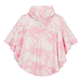 Kids Terry Poncho Tie & Dye Starfruit back view