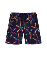 Boys Stretch Swim shorts Disco Stars Navy front view