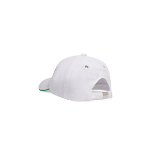 男士 VBQ 花纹棉质帽 White 后视图