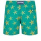 Starfish Dance Badeshorts mit Stickerei für Herren – Limitierte Serie Linde Rückansicht