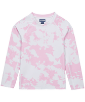 Camiseta de baño con protección solar y estampado Tie & Dye para niños Ballet shoe vista frontal