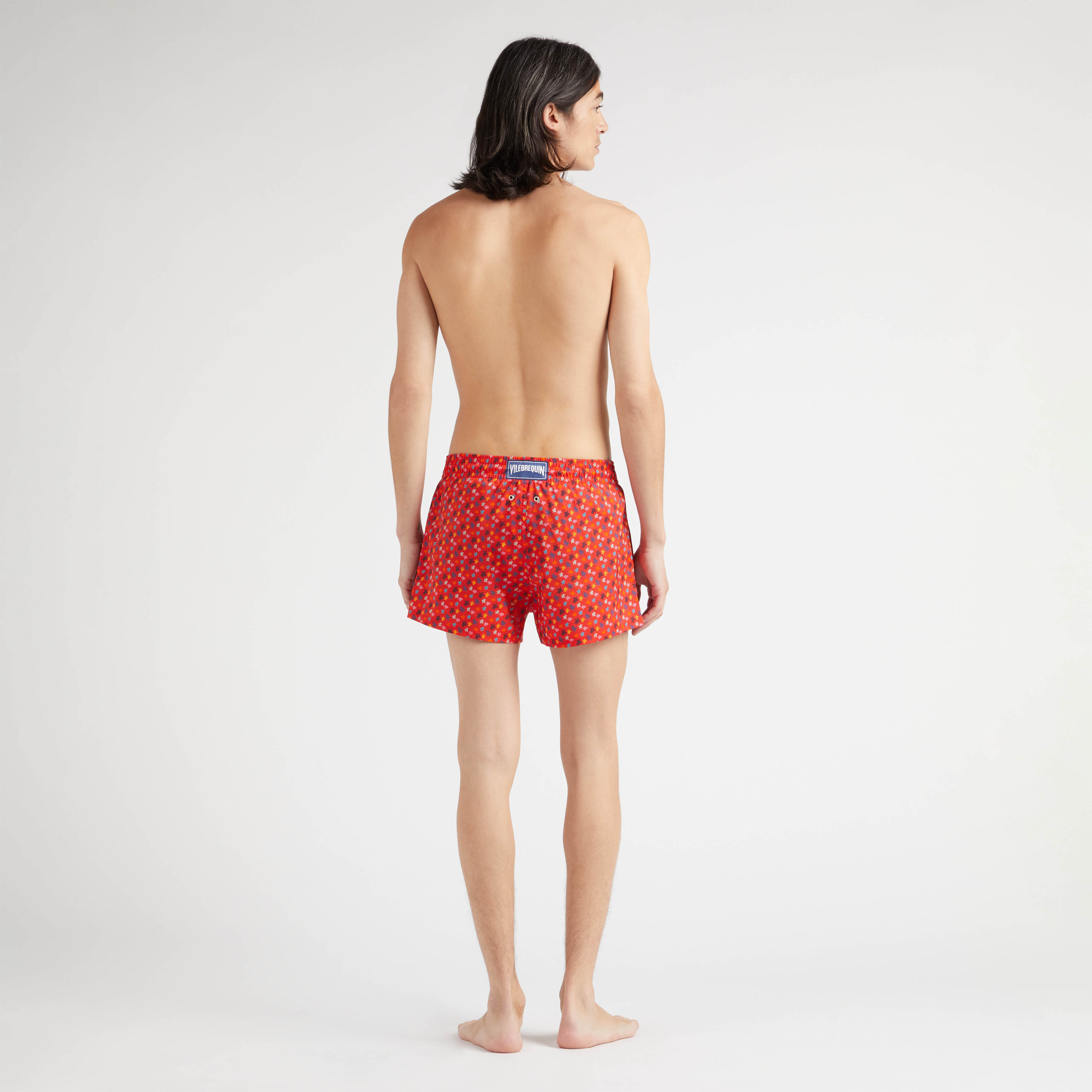 ころん Men Swim Trunks Embroidered Hypno Shell | Vilebrequin