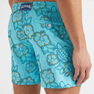 男士 Hibiscus 刺绣游泳短裤 - 限量版 Bora bora 细节视图2