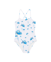 女童 Herbier 连体泳衣 Off white 正面图