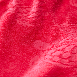 Ronde des Tortues Frottee-Jacquard-Set für Kleinkinder Stachelbeerenrot Details Ansicht 5