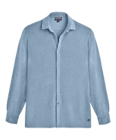 Men Terry Lightweight Shirt Solid Source vista frontale