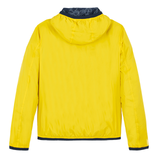 Coupe vent réversible homme imprimé Poulpes Bicolores Soleil vue de dos