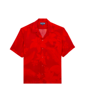 Chemise bowling en viscose homme Flower Power Lipstick vue de face