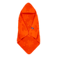 Toalla de playa en Turtle jacquard de color liso para bebé Rust detalles vista 1
