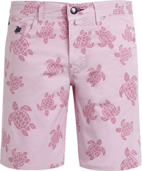Ronde Des Tortues Bermudashorts für Herren Teerose Vorderansicht