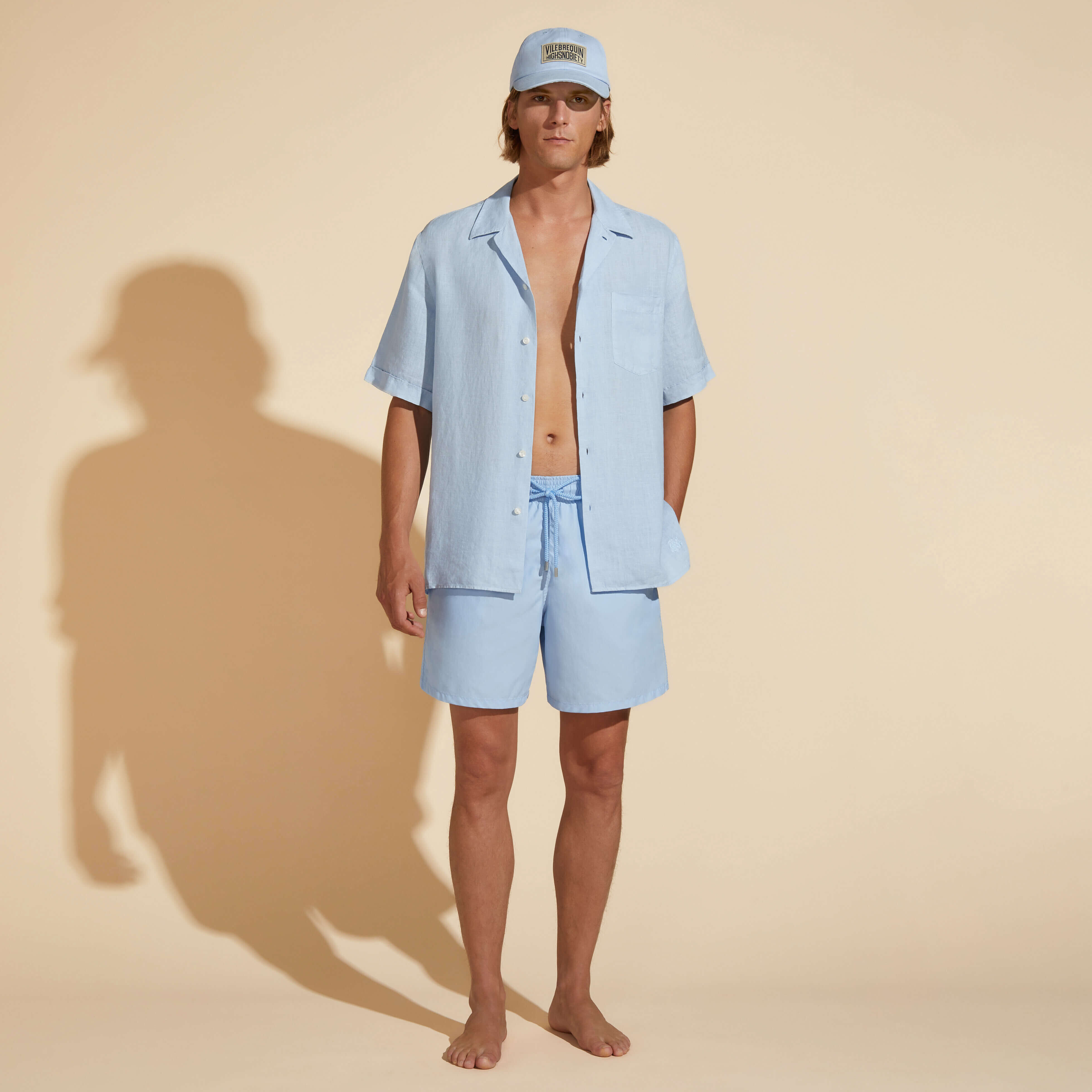 Men Swim Trunks Solid - Vilebrequin x Highsnobiety