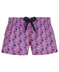 Bañador con estampado Micro Ronde Des Tortues Rainbow para bebé Glycine vista frontal